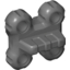 Набор LEGO Technic, Spike Connector Flexible with Four Holes, Raised Center, Темный сине-серый