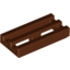 Набор LEGO Tile Special 1 x 2 Grille with Bottom Groove, Красно-коричневый