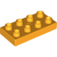 Набор LEGO Plate 2 x 4, Bright Light Orange