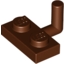 Набор LEGO Plate Special 1 x 2 with Arm Up [Horizontal Arm 6mm], Красно-коричневый