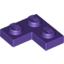 Набор LEGO Plate 2 x 2 Corner, Темно-фиолетовый