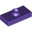 Набор LEGO Plate Special 1 x 2 with 1 Stud without Groove (Jumper), Темно-фиолетовый