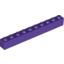 Набор LEGO Brick 1 x 10, Темно-фиолетовый