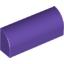 Набор LEGO Brick 1 x 4 x 1 1/3 No Studs, Curved Top, Темно-фиолетовый