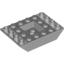 Набор LEGO Slope Inverted 45Г‚В° 6 x 4 Double with Recessed Center, Светлый сине-серый