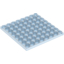 Набор LEGO Plate 8 x 8, Trans-Medium Blue