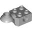 Набор LEGO Technic Brick Special 2 x 2 with Pin Hole, Rotation Joint Ball Half [Horizontal Top], Светлый сине-серый