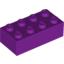 Набор LEGO Brick 2 x 4, Светло-фиолетовый
