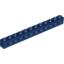 Набор LEGO Technic Brick 1 x 12 with Holes, Темно-синий