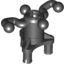 Набор LEGO Technic 4 Ball Joint Steering Arm With 3 Pin Base [Complete Assembly], Черный