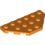 Набор LEGO Wedge Plate 3 x 6 Cut Corners, Оранжевый