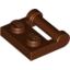 Набор LEGO Plate Special 1 x 2 [Side Handle Closed Ends], Красно-коричневый