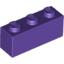 Набор LEGO Brick 1 x 3, Темно-фиолетовый