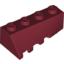 Набор LEGO Wedge 4 x 2 Sloped Right, Темно-красный