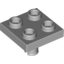Набор LEGO Plate 2 x 2 with Pin on Bottom, Светлый сине-серый