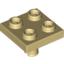Набор LEGO Plate 2 x 2 with Pin on Bottom, Tan