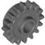 Набор LEGO Technic Gear 16 Tooth with Clutch [Smooth], Темный сине-серый