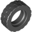 Набор LEGO Tyre 17.5 x 6 with Shallow Staggered Treads, Черный