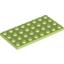 Набор LEGO Plate 4 x 8, Light Lime