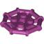Набор LEGO Plate Special 2 x 2 with Bar Frame Octagonal, Пурпурный