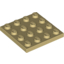 Набор LEGO Plate 4 x 4, Tan