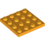 Набор LEGO Plate 4 x 4, Bright Light Orange