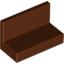 Набор LEGO Panel 1 x 2 x 1 [Square Corners], Красно-коричневый