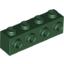 Набор LEGO Brick Special 1 x 4 with 4 Studs on One Side, Темно-зеленый