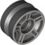 Набор LEGO Wheel 11 x 6 mm with Five Spokes [Plain], Черный