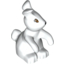 Набор LEGO Animal Rabbit with Eyes and Nose Print, Белый