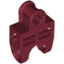 Набор LEGO Technic Axle Connector 2 x 3 with Ball Socket, Open Sides, Темно-красный