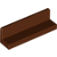 Набор LEGO Panel  1 x  4 x  1 with Rounded Corners [Thick Wall], Красно-коричневый