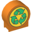 Набор LEGO SIGN,  ROUND, DEC. RECYCLE, Оранжевый