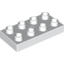 Набор LEGO Plate 2 x 4, Белый