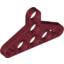 Набор LEGO Technic Beam Triangle Thin [Type I], Темно-красный