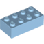 Набор LEGO Brick 2 x 4, Maersk Blue