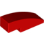 Набор LEGO Slope Curved 3 x 1 No Studs, Красный