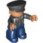 Набор LEGO FIGURE NO. 4 - W/POLICEHELMET, Черный