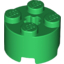Набор LEGO Brick Round 2 x 2, Зеленый