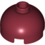 Набор LEGO Brick Round 2 x 2 Dome Top - Blocked Open Stud with Bottom Axle Holder x Shape + Orientation, Темно-красный