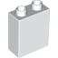 Набор LEGO Brick 1 x 2 x 2, Белый