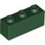 Набор LEGO Brick 1 x 3, Темно-зеленый