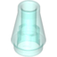 Набор LEGO Cone 1 x 1 [No Top Groove], Trans-Light Blue