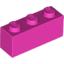 Набор LEGO Brick 1 x 3, Темно-розовый