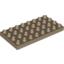 Набор LEGO Plate 4 x 8, Dark Tan