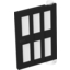 Набор LEGO Door 1 x 4 x 5 Right with 6 Panes, Черный