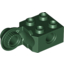 Набор LEGO Technic Brick Special 2 x 2 with Pin Hole, Rotation Joint Ball Half [Vertical Side], Темно-зеленый