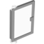 Набор LEGO Door 1 x 4 x 5 Left with Trans-Clear Glass, Светлый сине-серый
