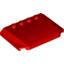 Набор LEGO Wedge 4 x 6 x 2/3 Triple Curved, Красный