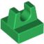 Набор LEGO Tile Special 1 x 1 with Clip and Straight Tips, Зеленый